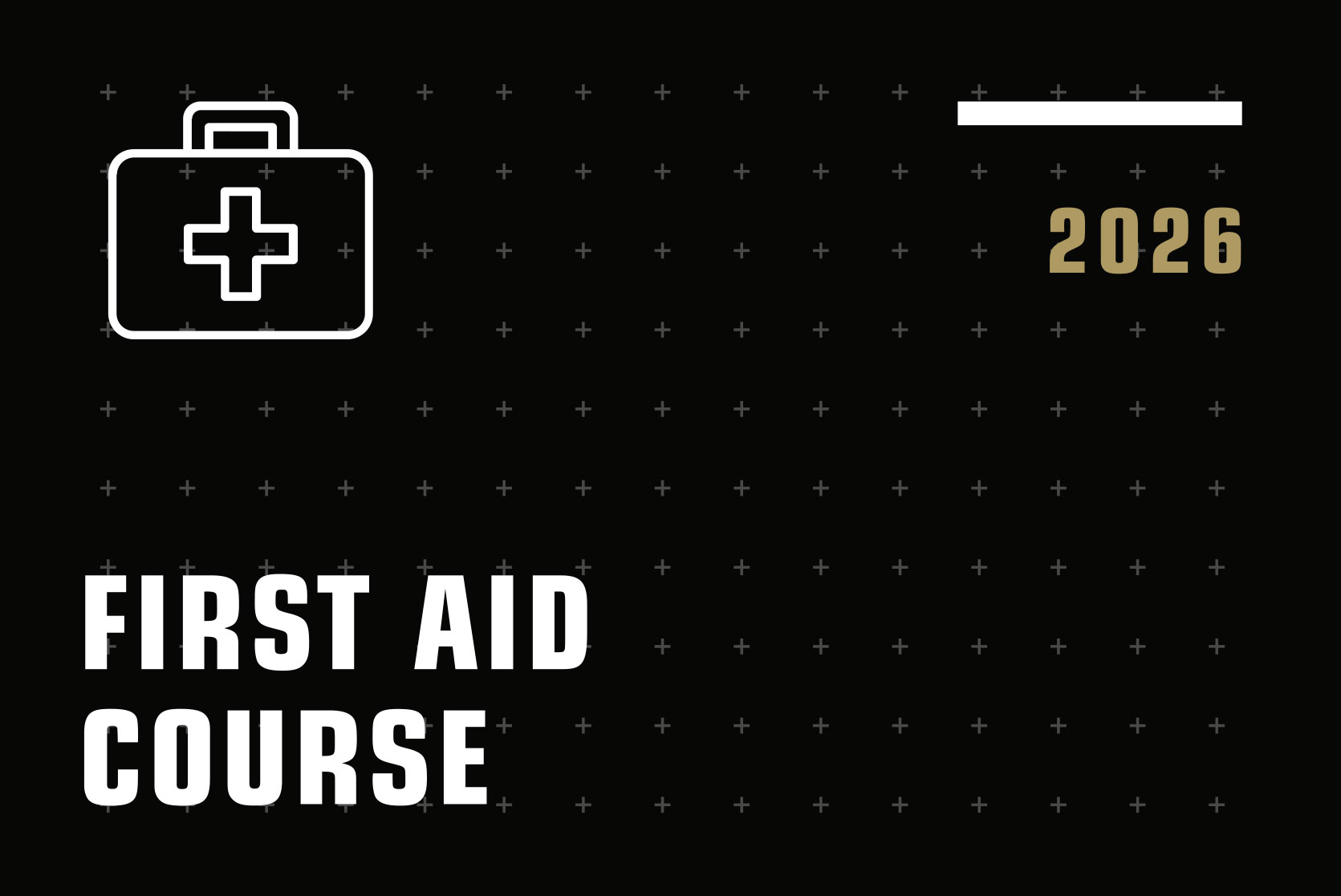 FIRST AID COURSE